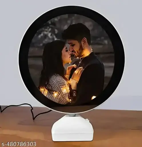 Magic Mirror LED Photo Frame with Light Photos Gift Personalized Customized Frames for Valentine’s Day, Anniversary, Birthday Gift